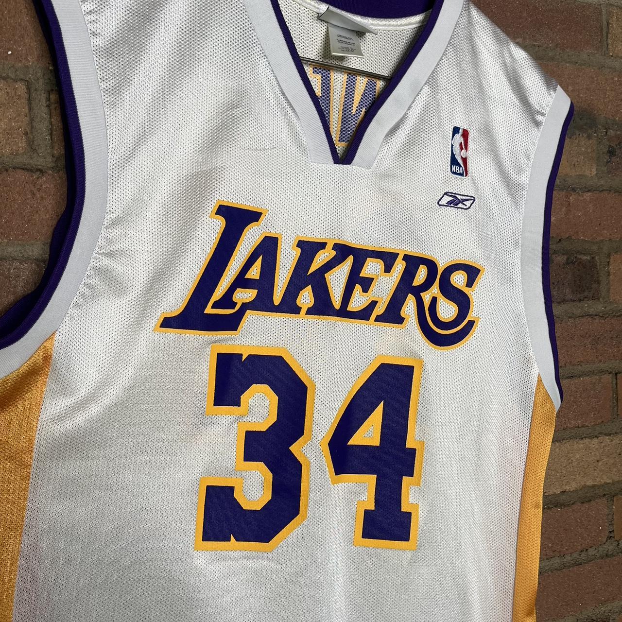 Vintage Shaquille O'Neal Los Angeles Lakers Jersey - Depop