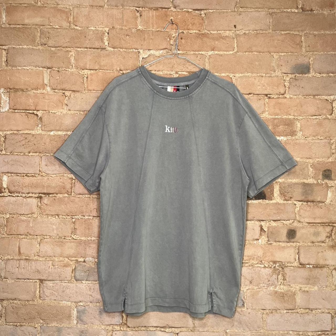 Kith Garment Dyed Paneled Sepia Tee, Size Large, Worn...