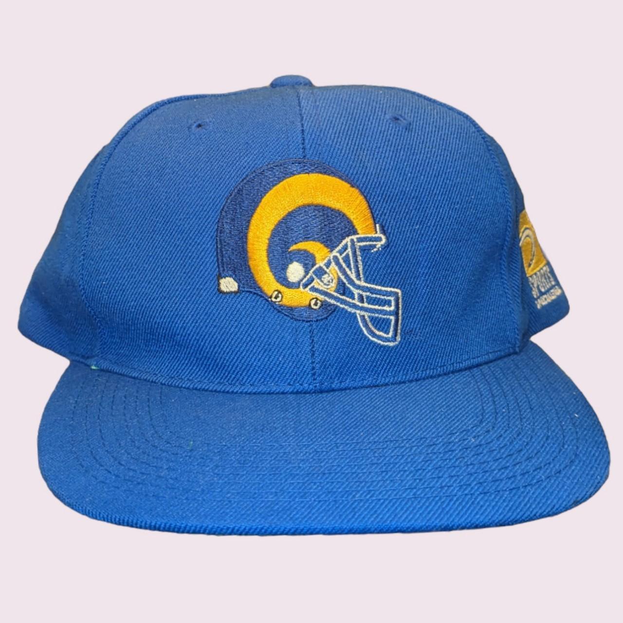 This vintage Los Angeles Rams hat is in excellent - Depop