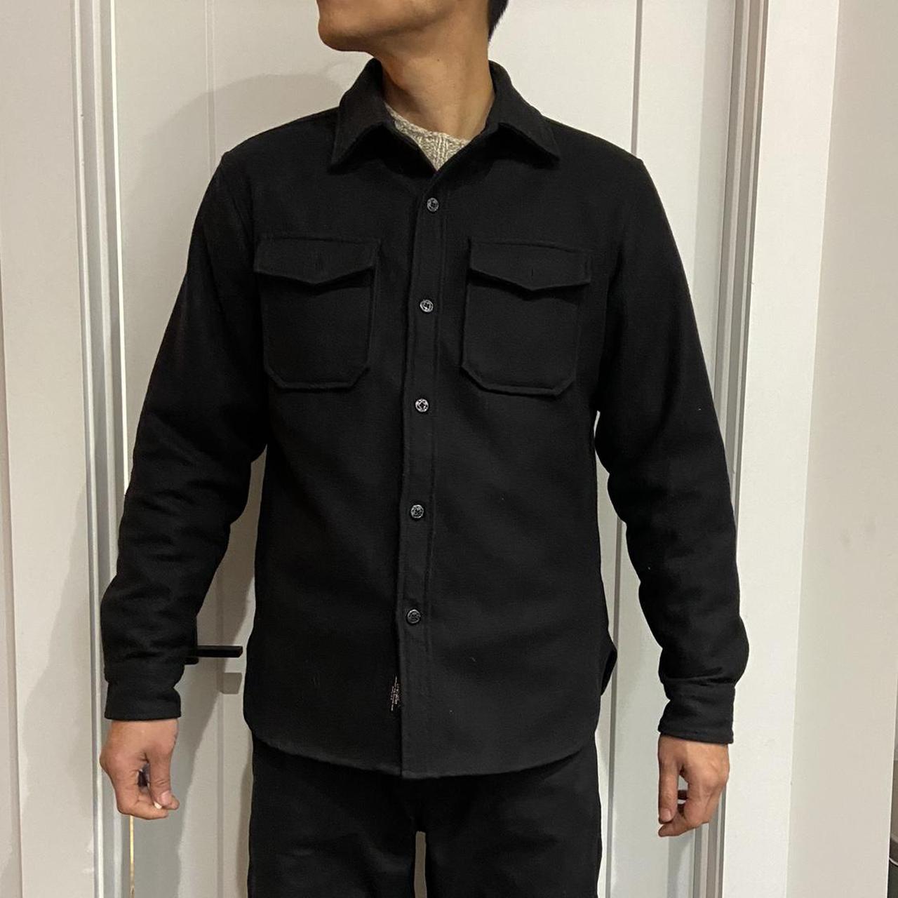 Schott Men's Black Shirt