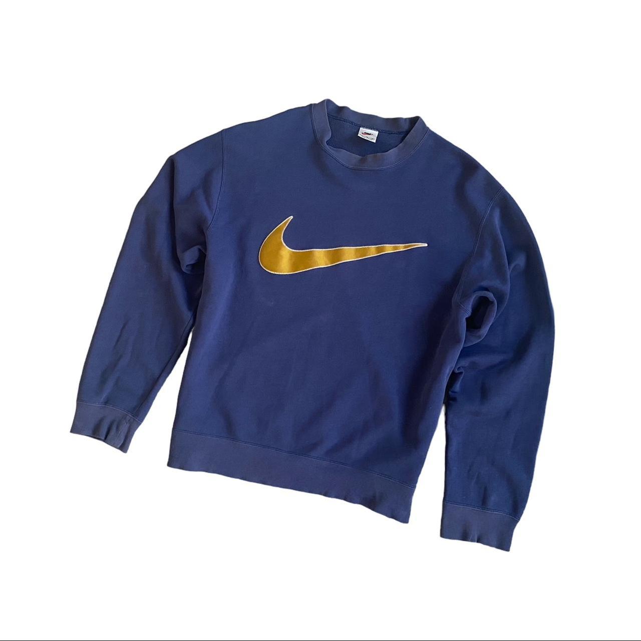 Nike Men's Blue Sweatshirt | Depop