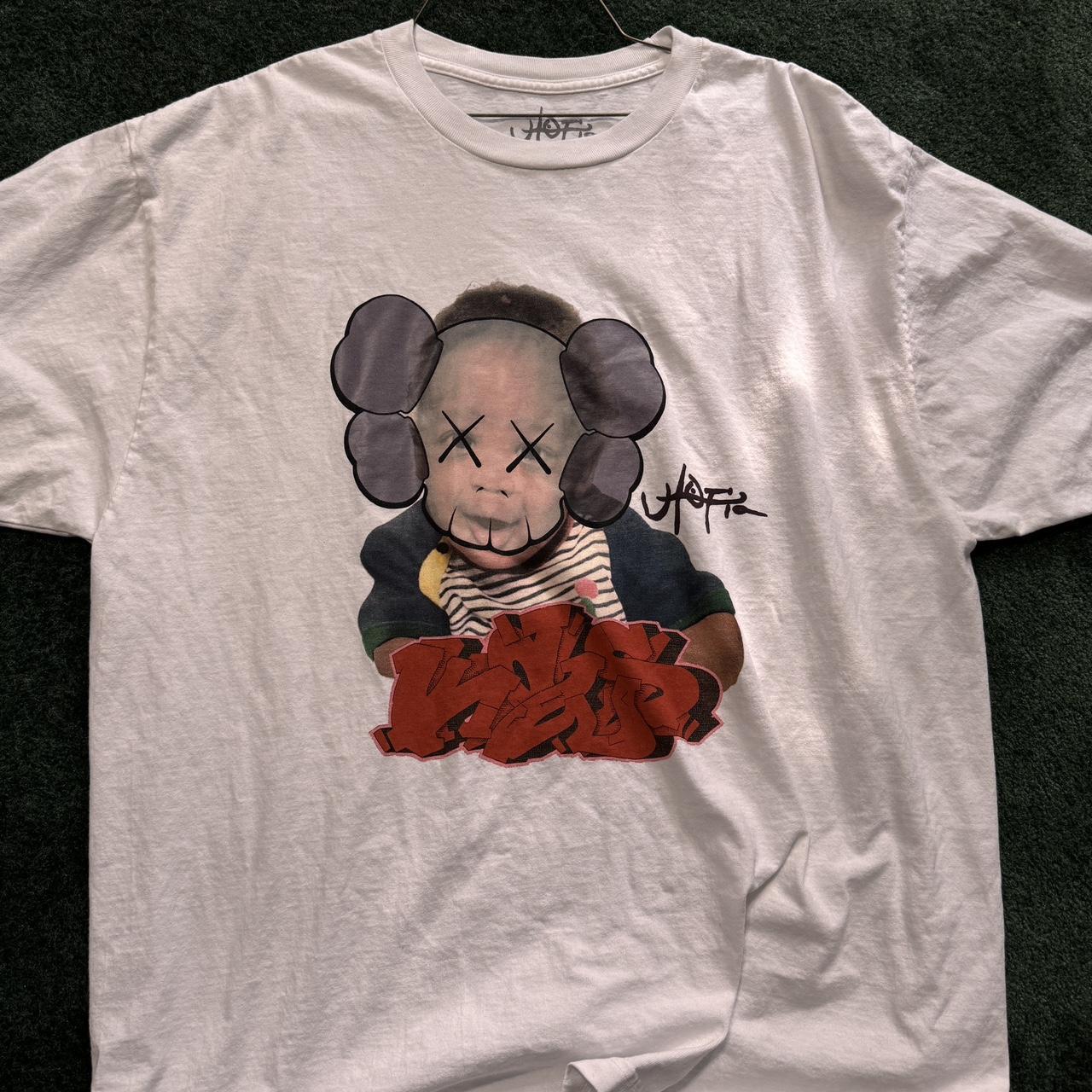 travis scott x kaws shirt