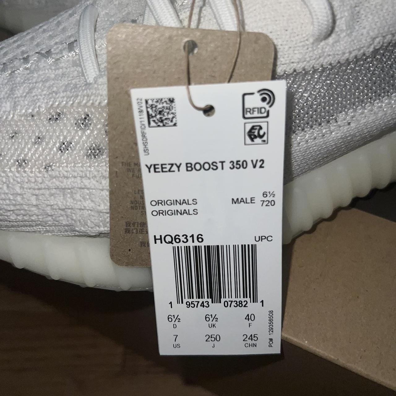 Yeezy 350 V2 Bone NWT size 7M (8.5W) - Depop