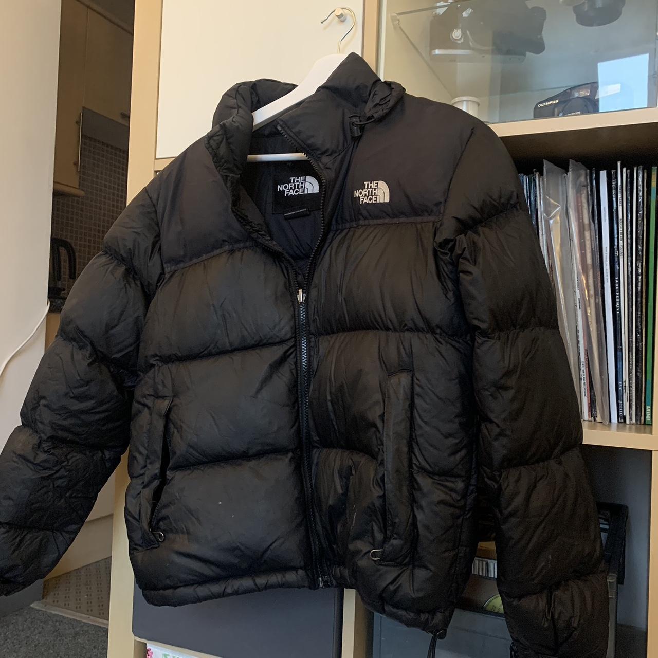 Black women’s north face puffer jacket, size medium.... - Depop