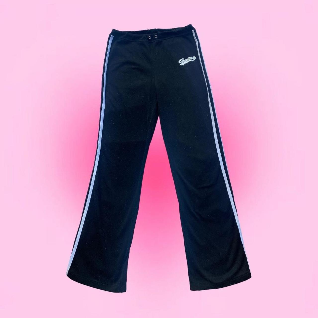 Women’s Black and White Joggers-tracksuits | Depop