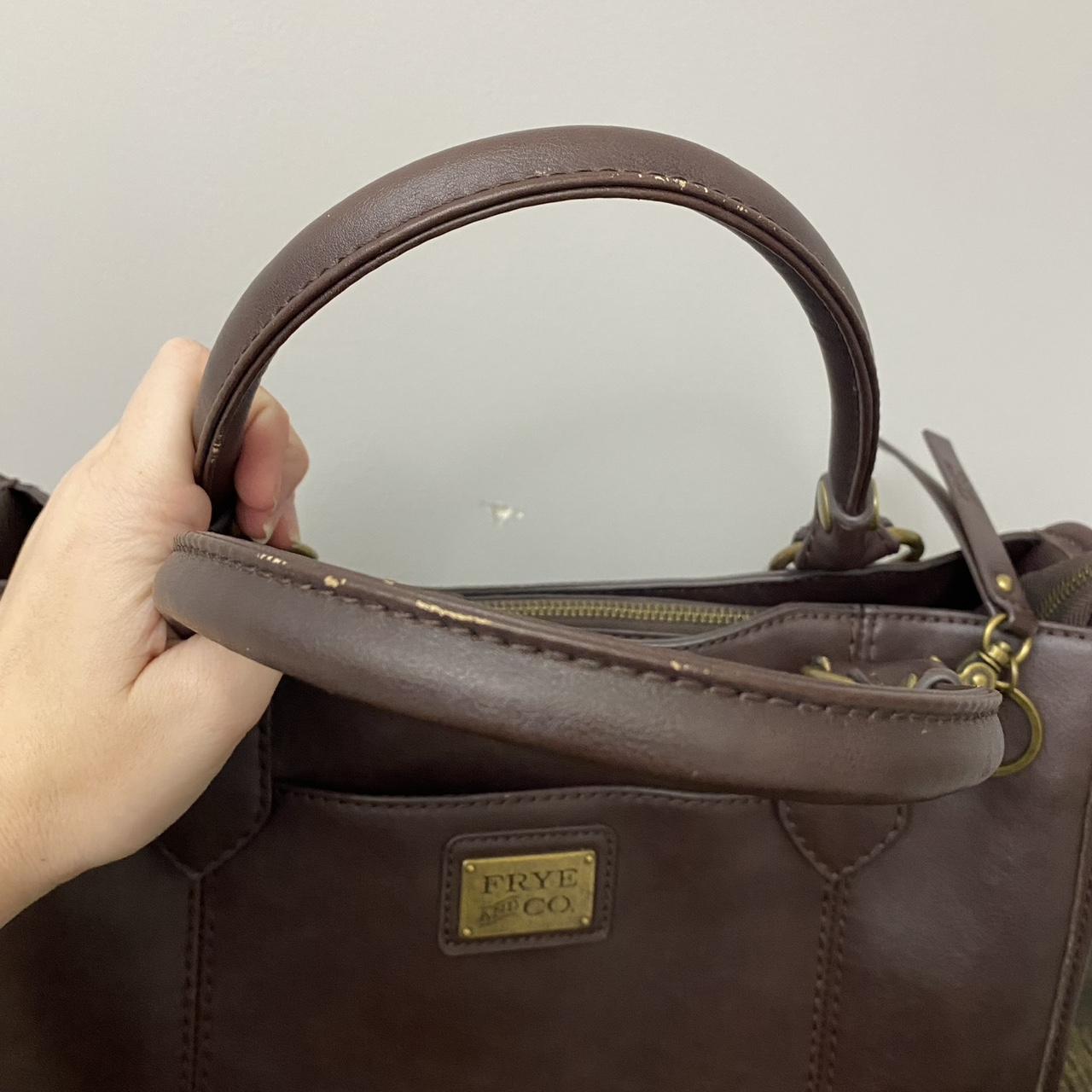 NWT FRYE AND CO. CORE buy SATCHEL (TOBACCO)