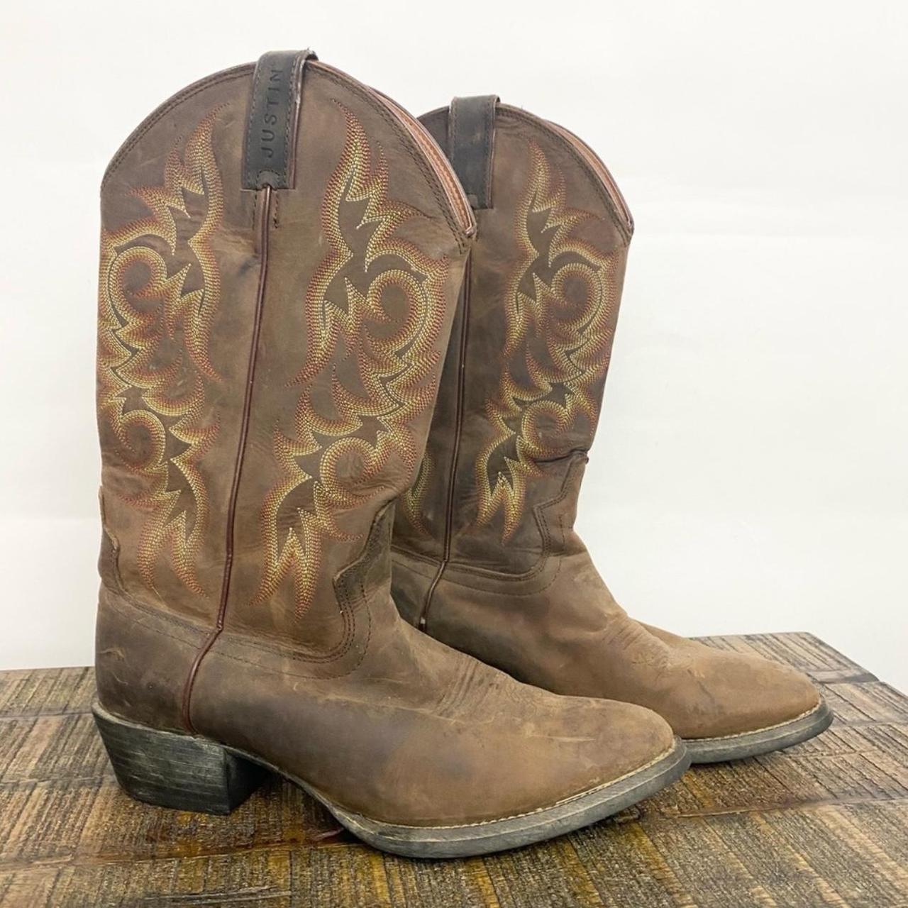 Justin 2551 Stampede Western Western Boot Sorrel