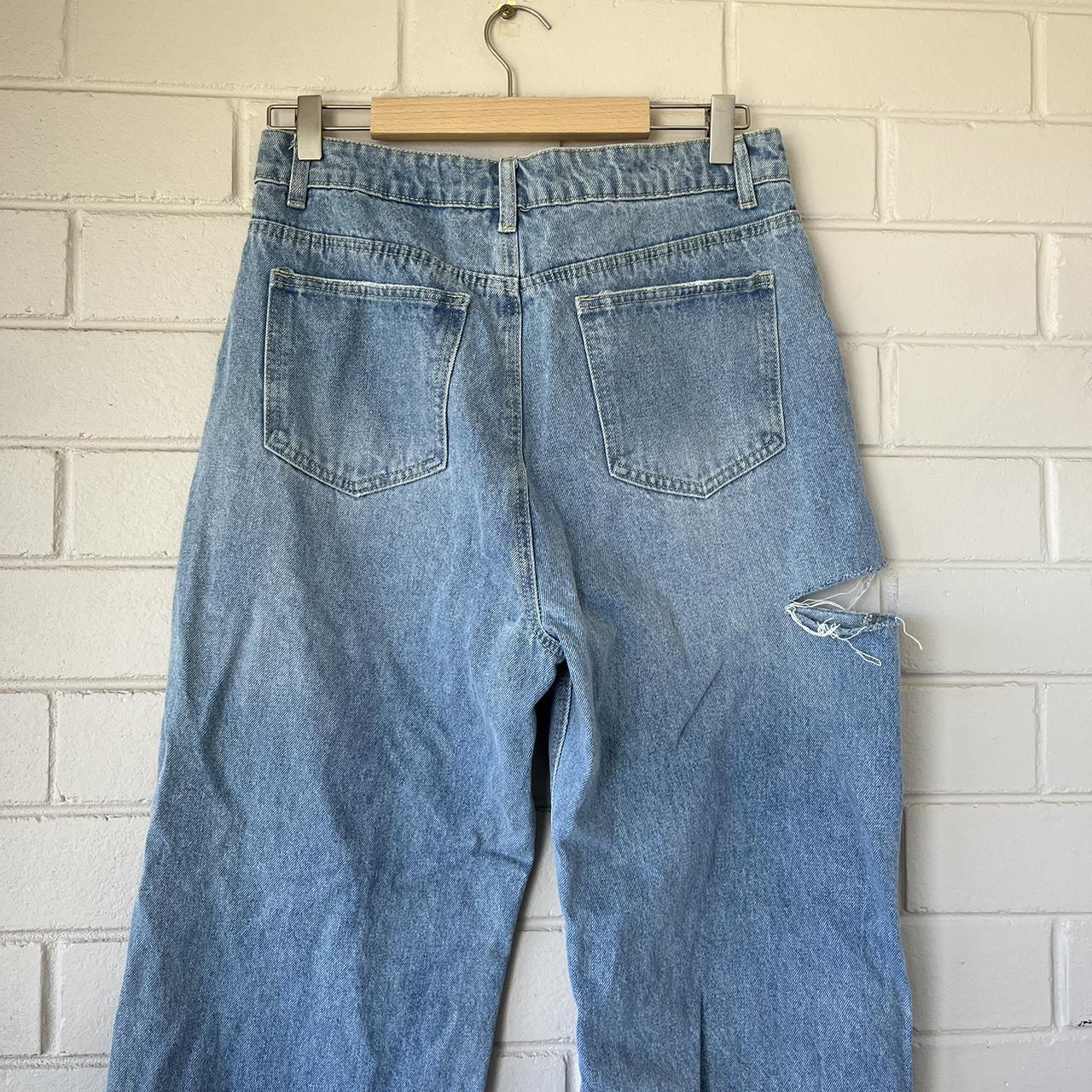 high waisted wide leg jeans / brand new with tags - Depop