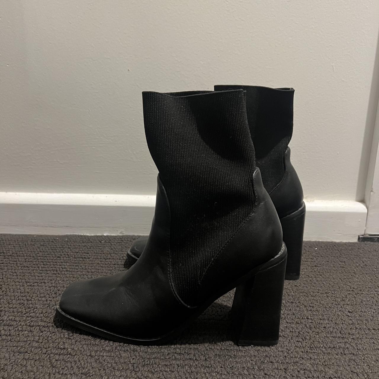 Dazie black ankle boots Women’s size 6 Only worn... - Depop