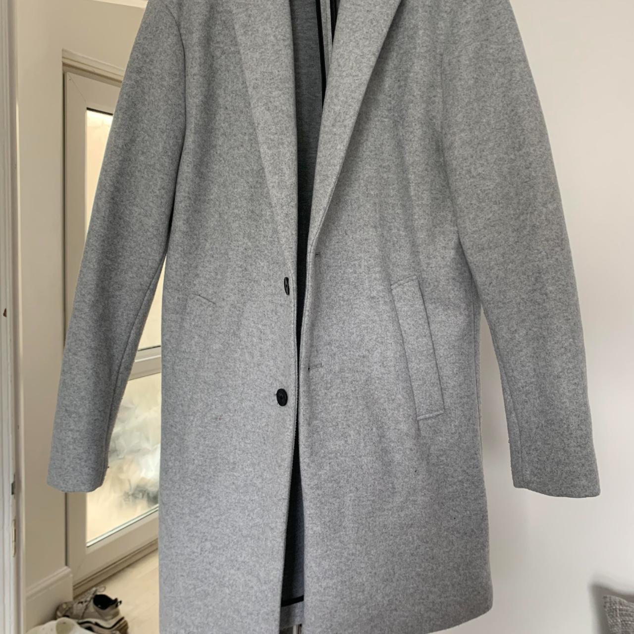 Zara Grey Coat RRP - £79 Never worn - Depop