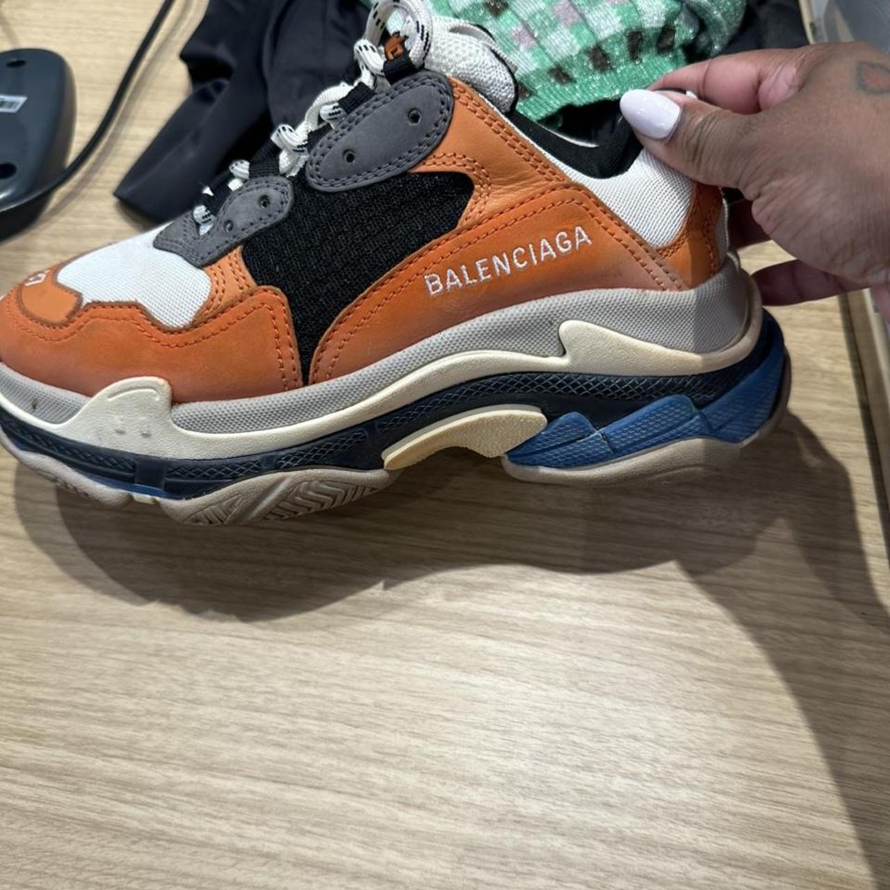 Balenciaga triple s womens sales orange