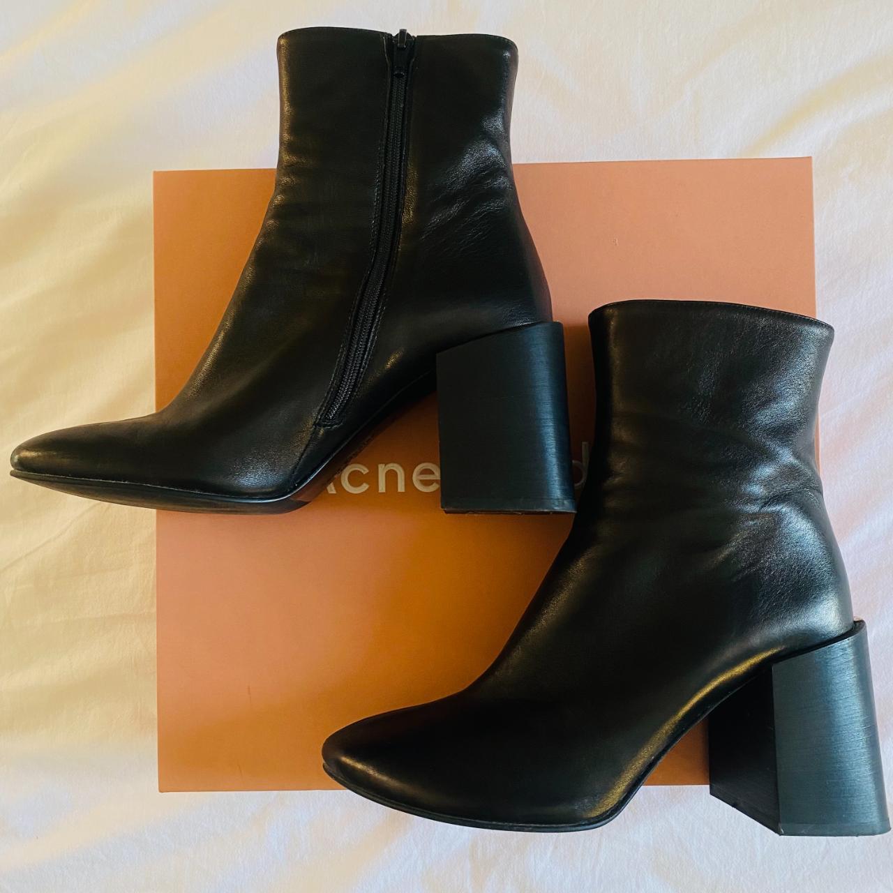 Acne Studios Saul boots Color Black Side zip. Depop