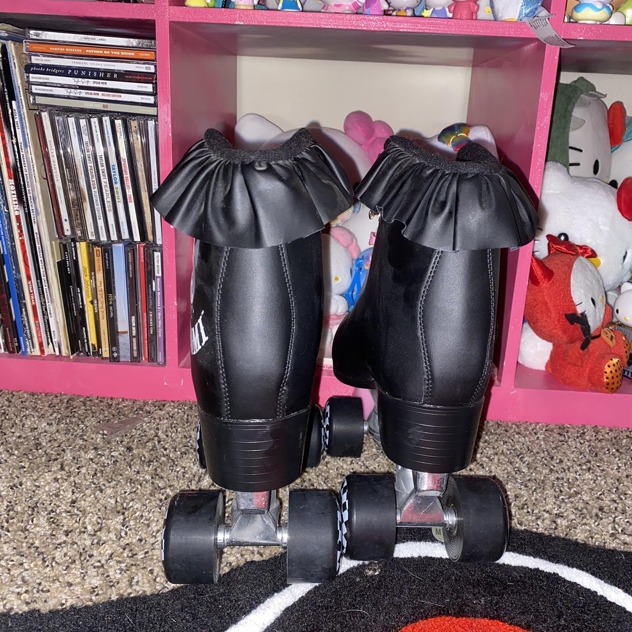 Kuromi Dolls Kill Roller Skates Out of box, barely... Depop