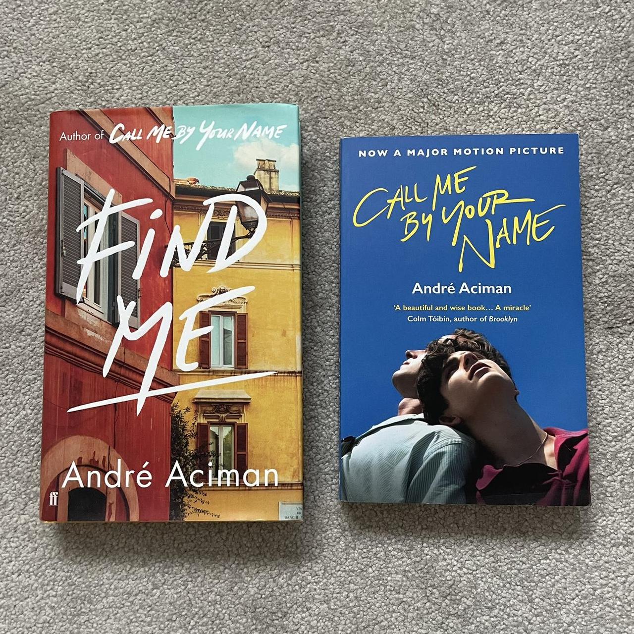 Call Me By Your Name (paperback) & Find Me... - Depop