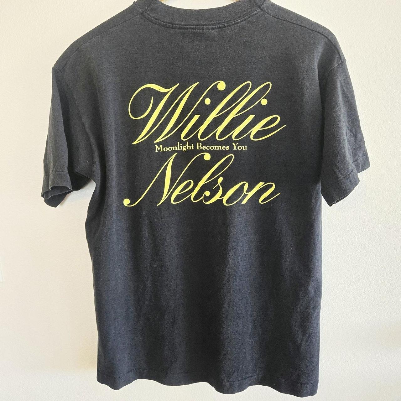 Vintage 1994 Willie Nelson Moonlight Becomes top You Shirt