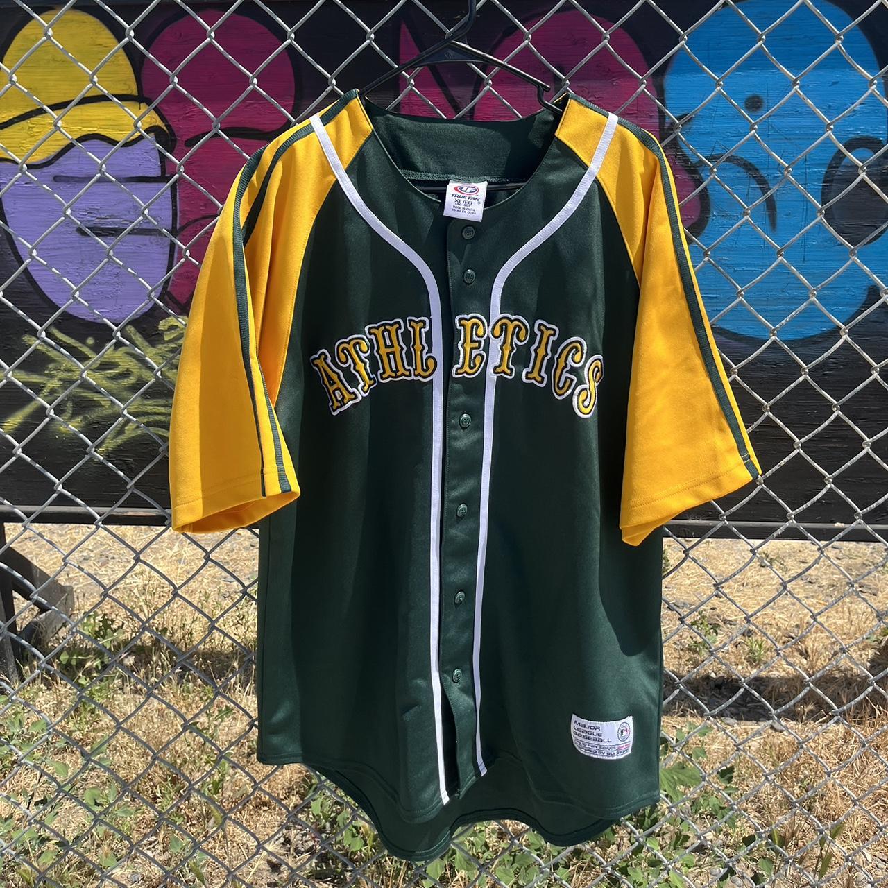 Oakland A's Jersey - size large - great condition - Depop