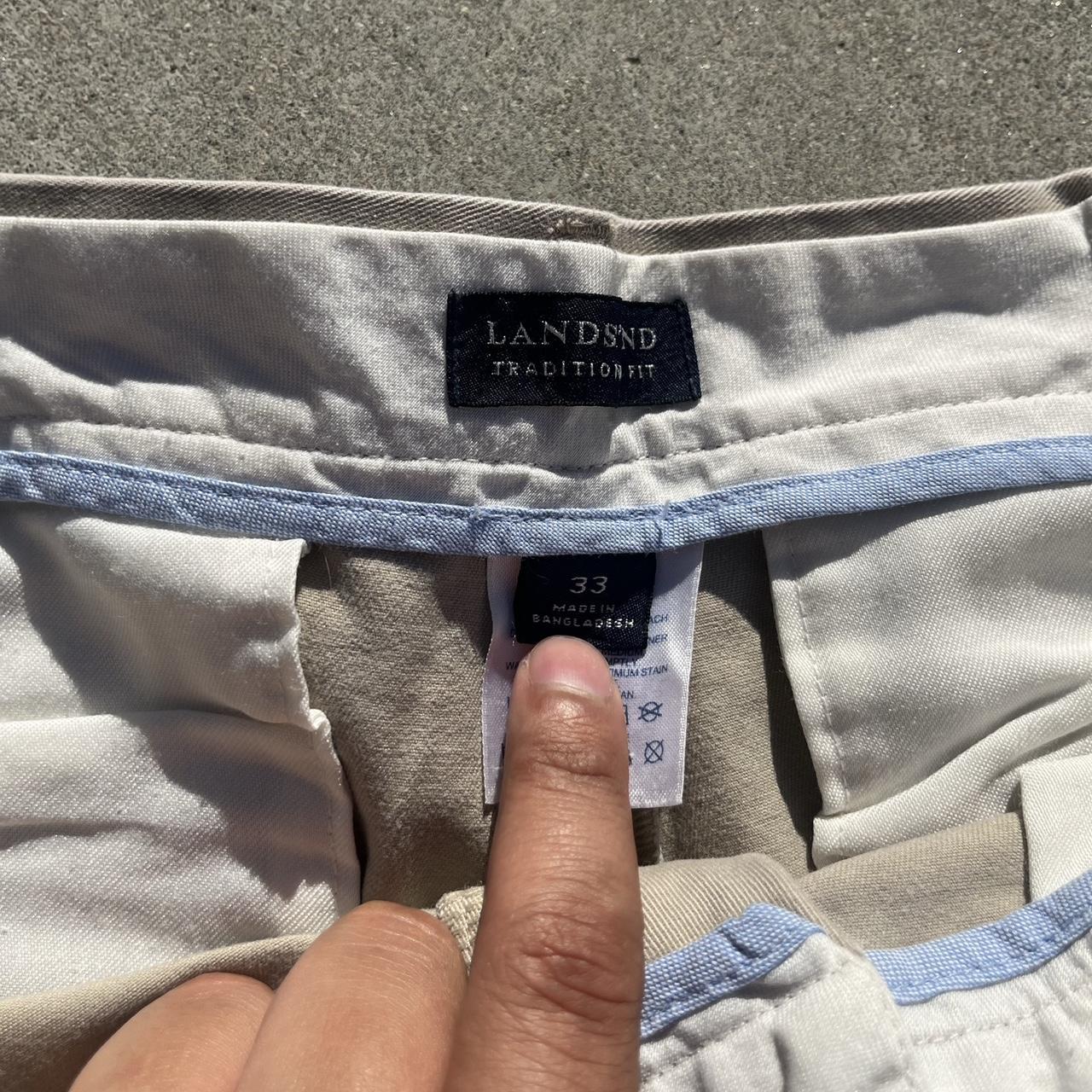 Lands end khaki on sale shorts