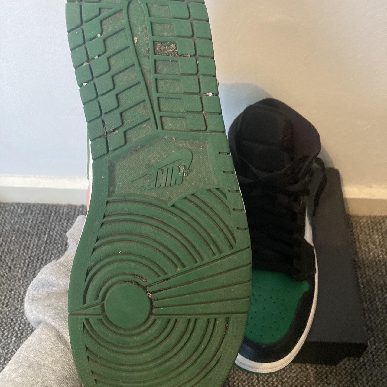 Jordan Mids, Green Toe jordan’s, size 10 uk, in... - Depop