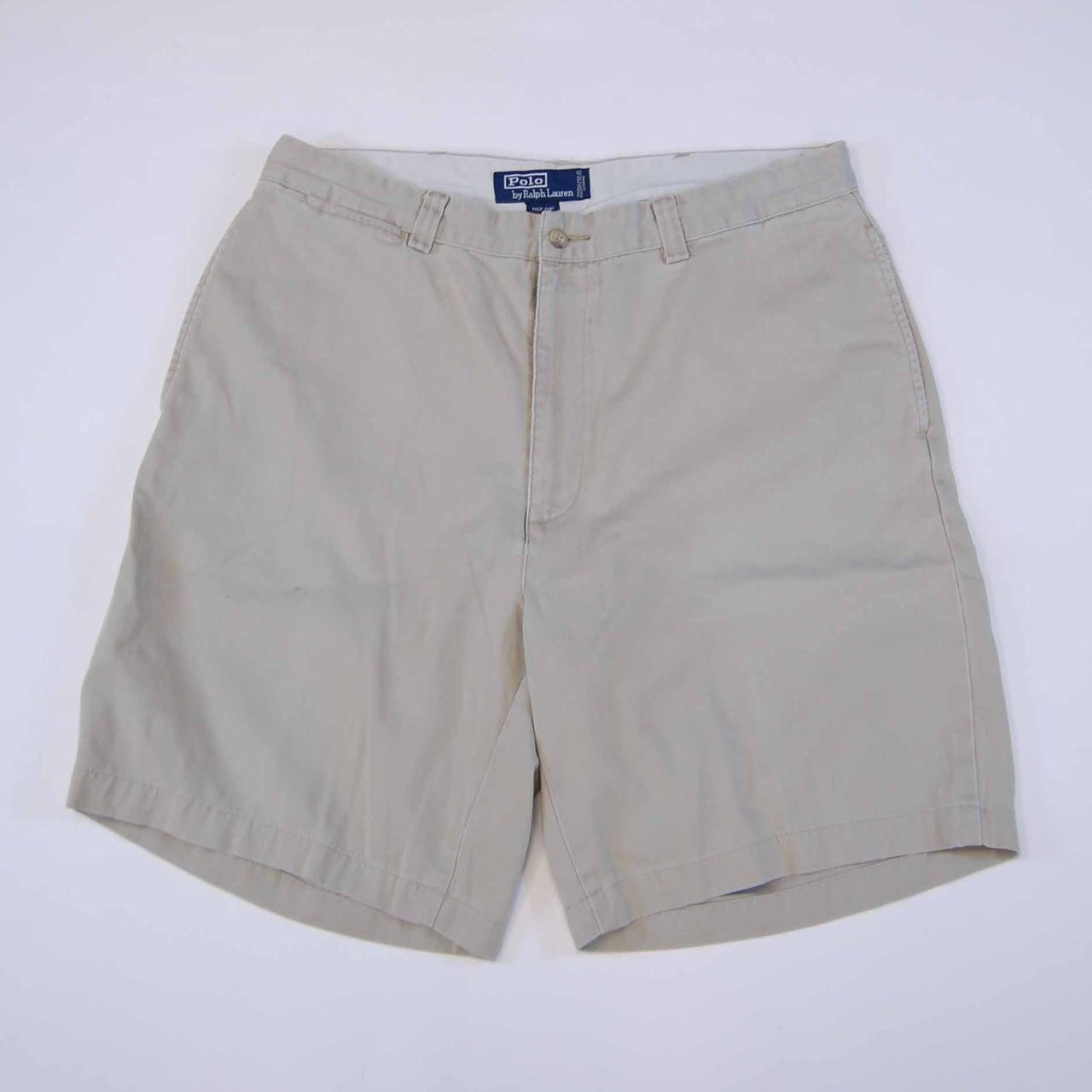 Vintage 1990’s Polo Ralph Lauren Chino Shorts Size... - Depop