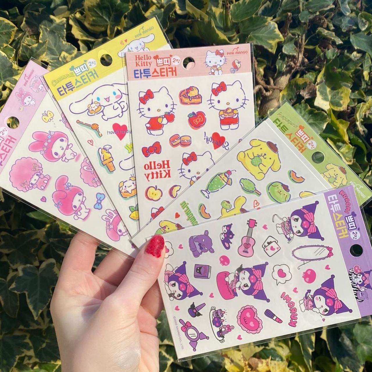 Sanrio Pompompurin Temporary Tattoos Various... - Depop