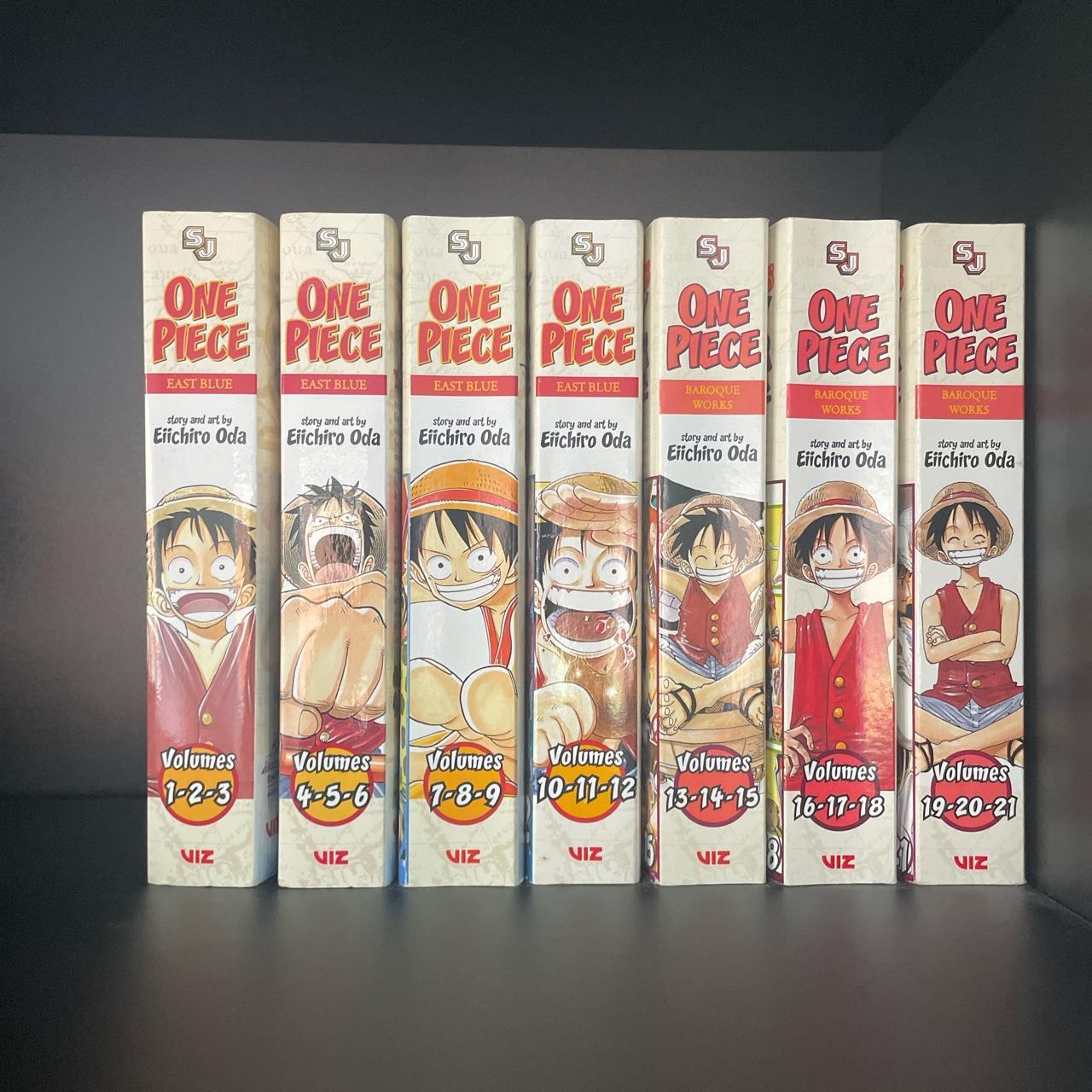 One piece 3 in 1 volumes 121, all in great... Depop