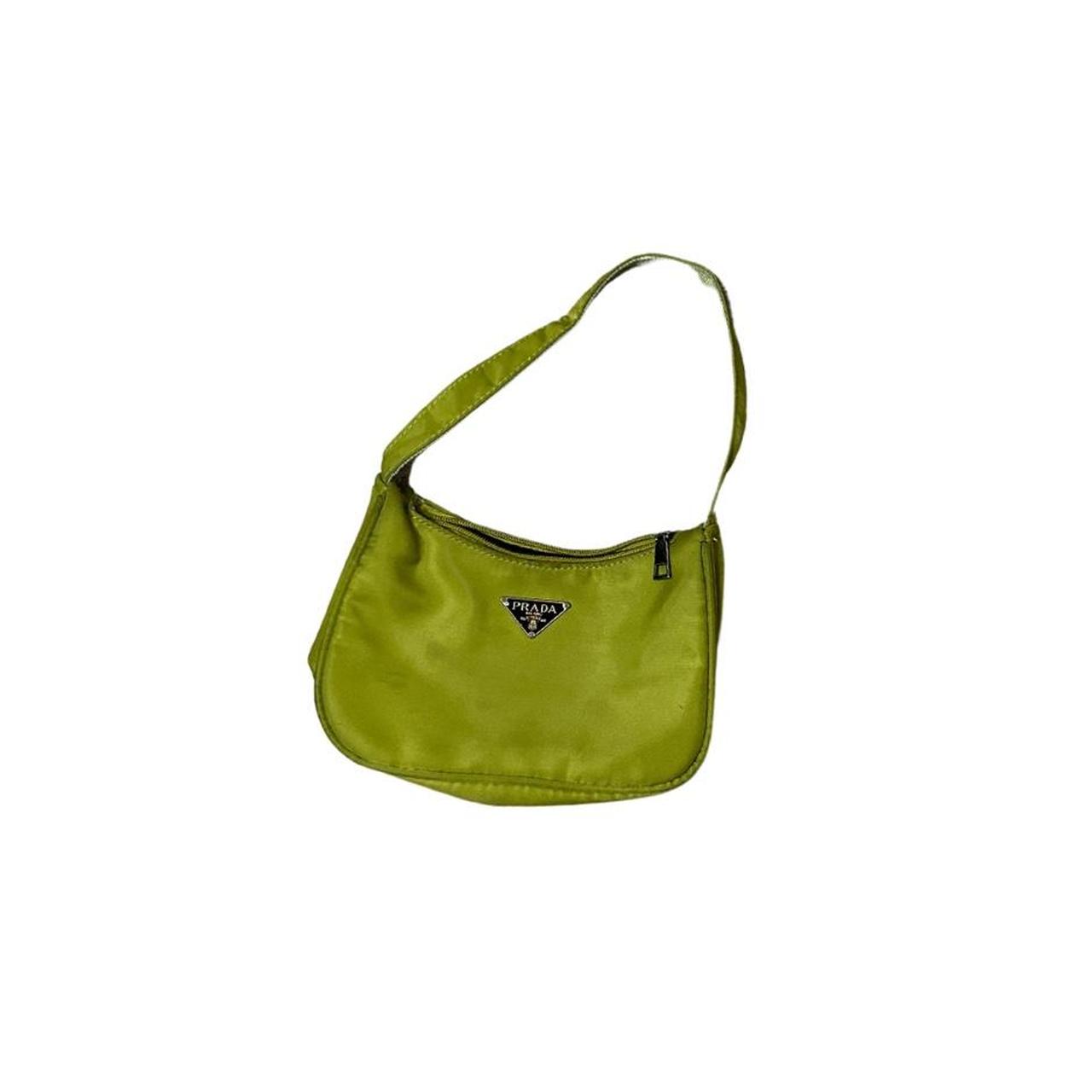 Prada green nylon bag. #prada... - Depop