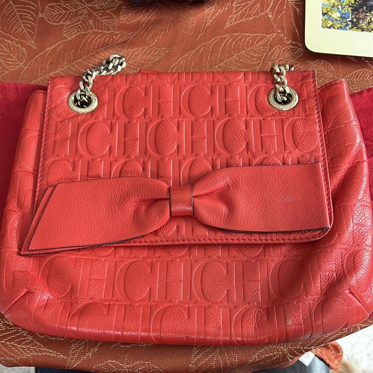 Red Carolina Herrera Handbag Depop