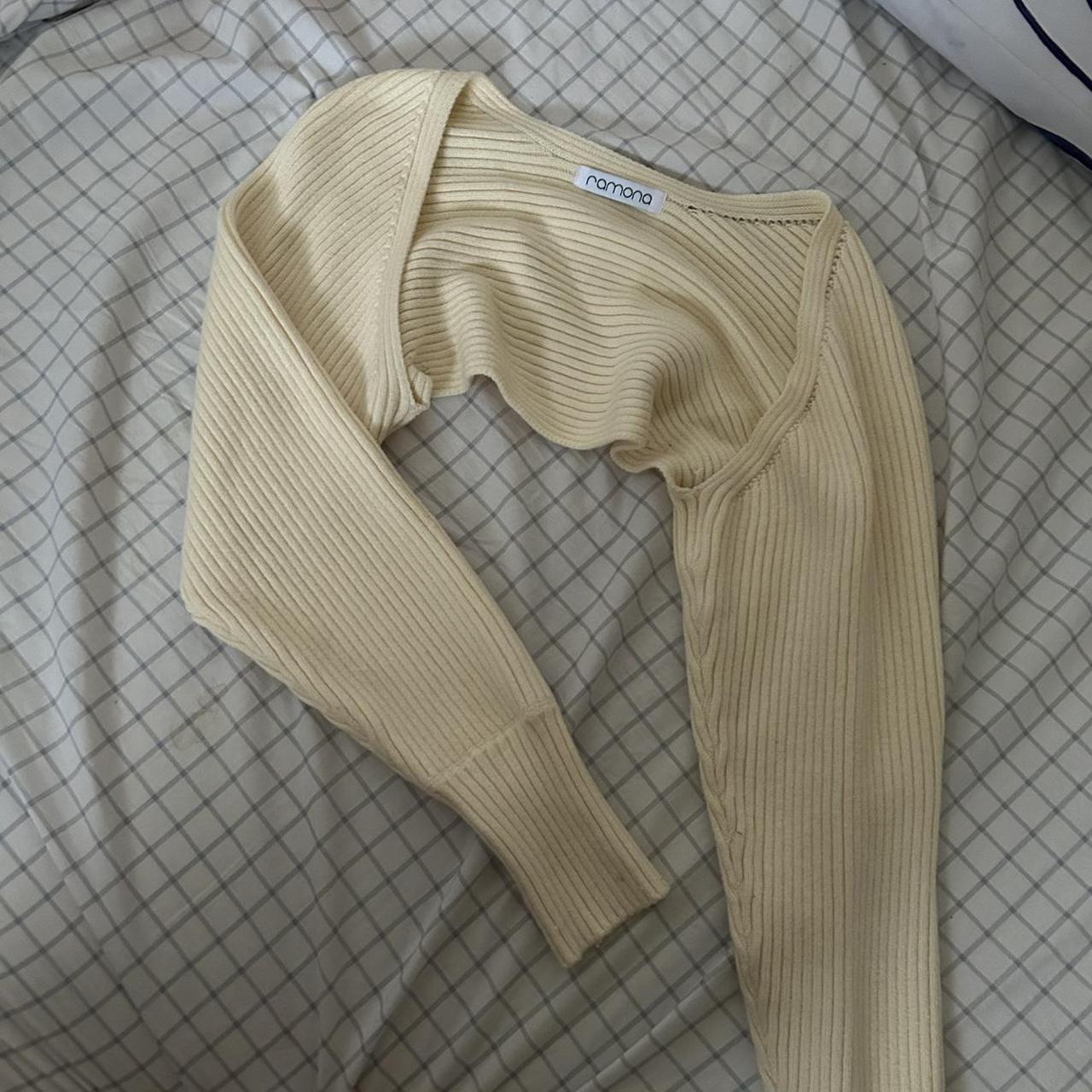 Women's Cream Jumper | Depop