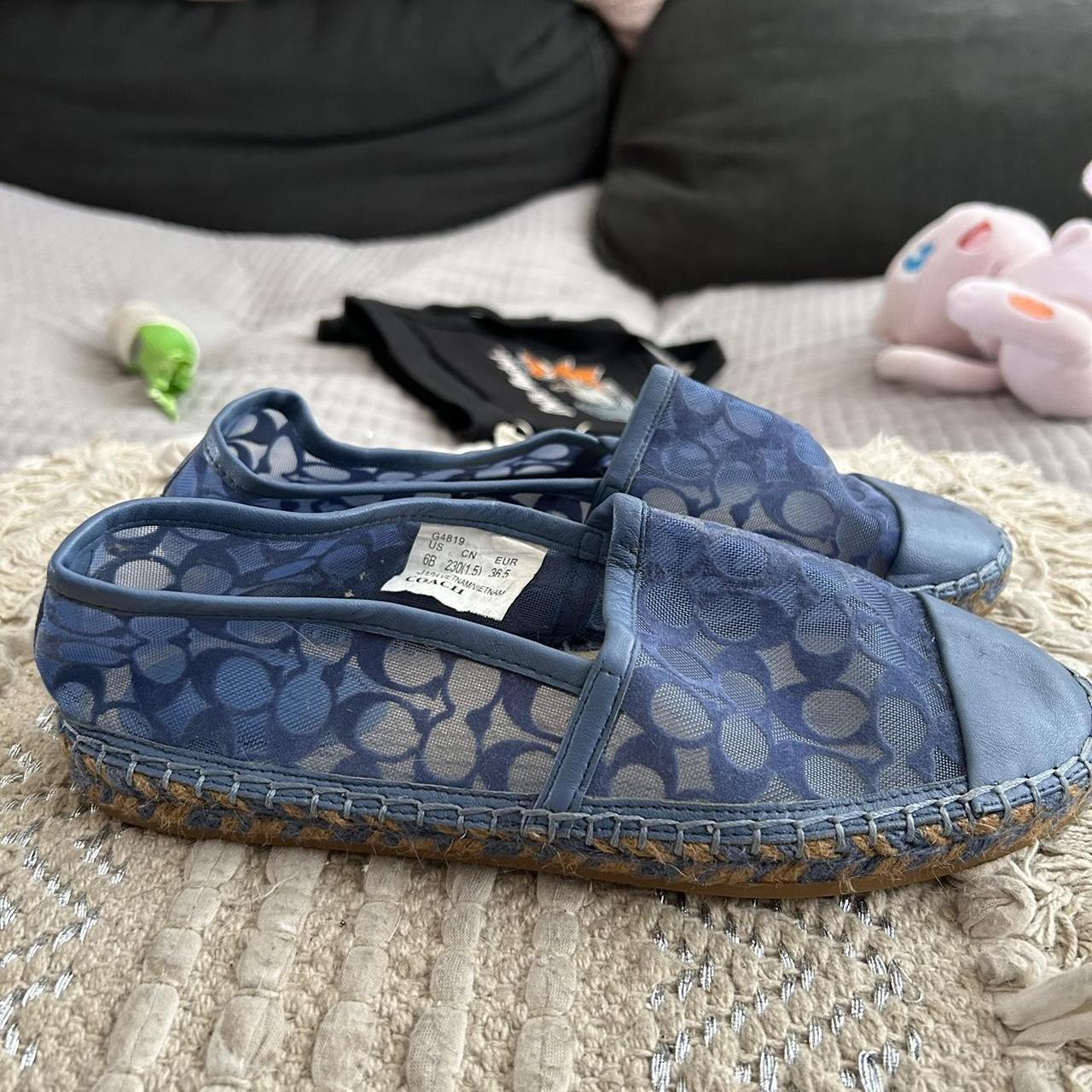 Coach store espadrilles blue