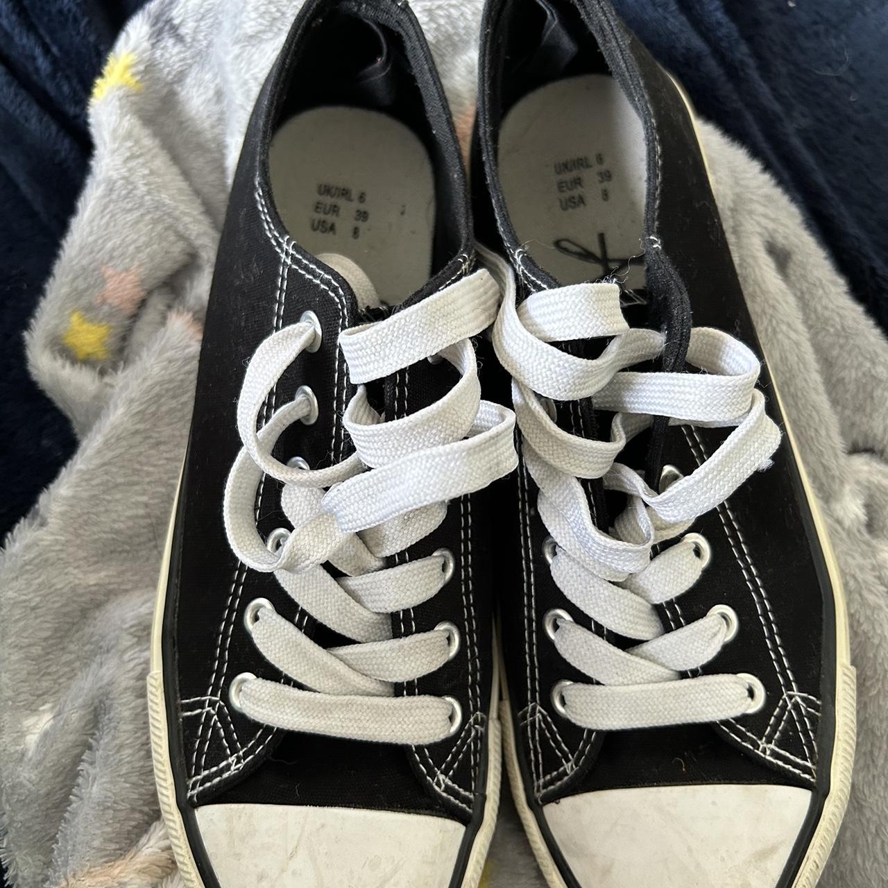 Primark Black Canvas Shoes Primark Shoes Have Been Well Worn As