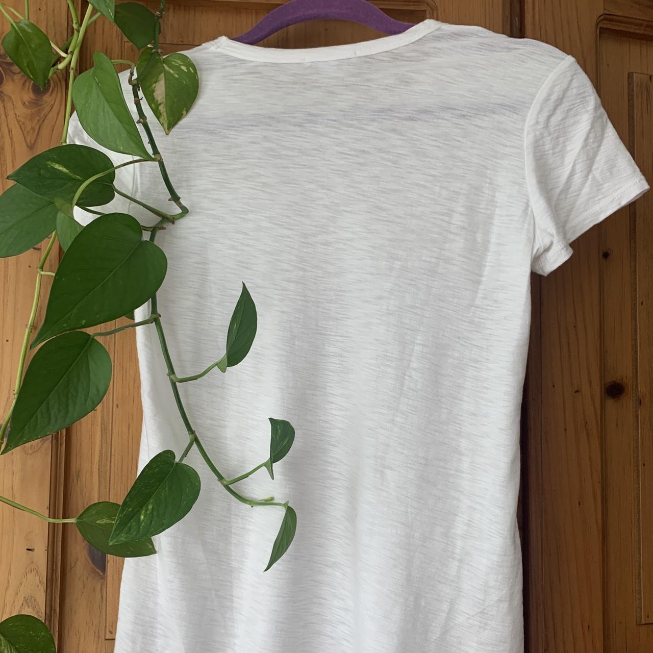 James Perse Women's White T-shirt (3)