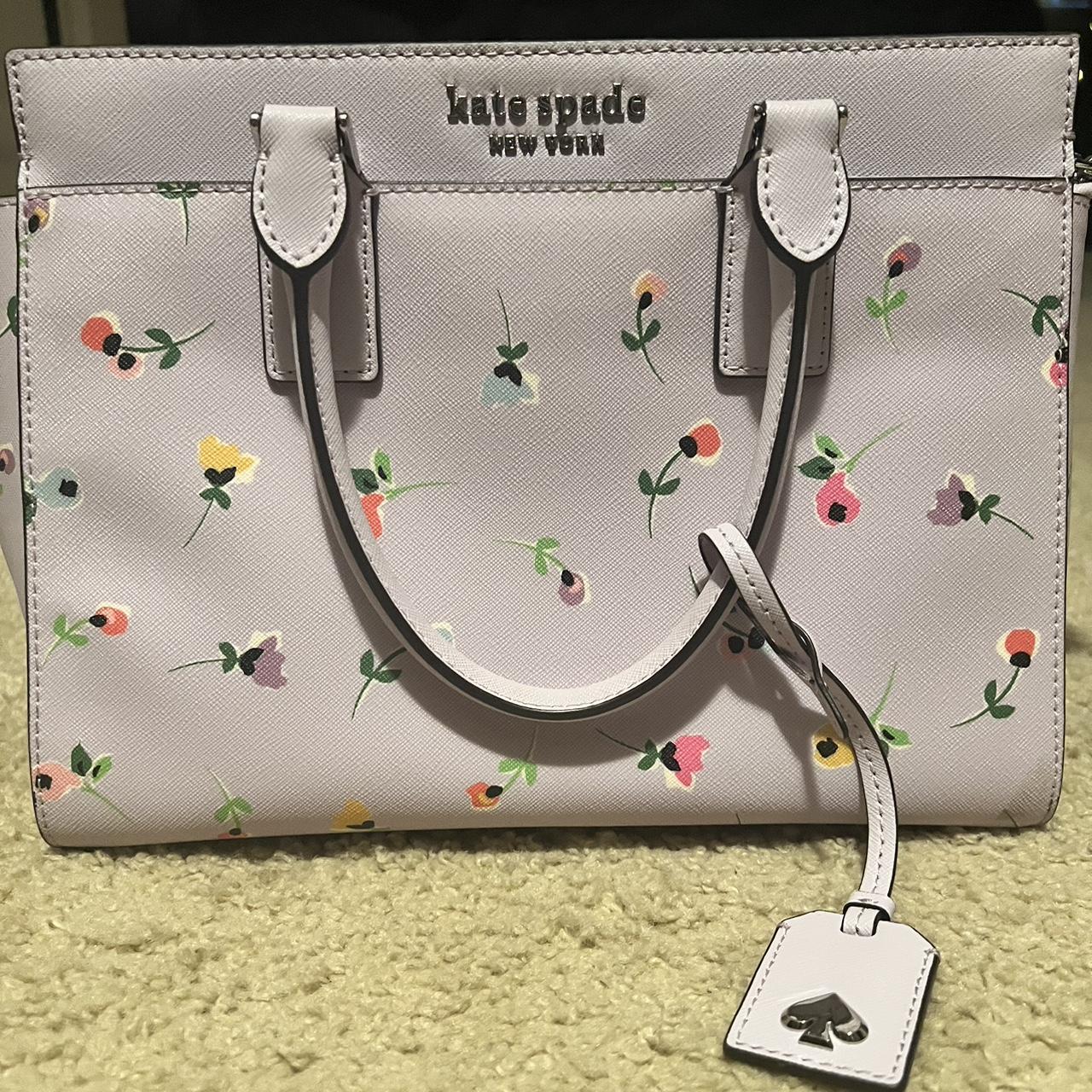 kate spade floral tote/shoulder bag - Depop