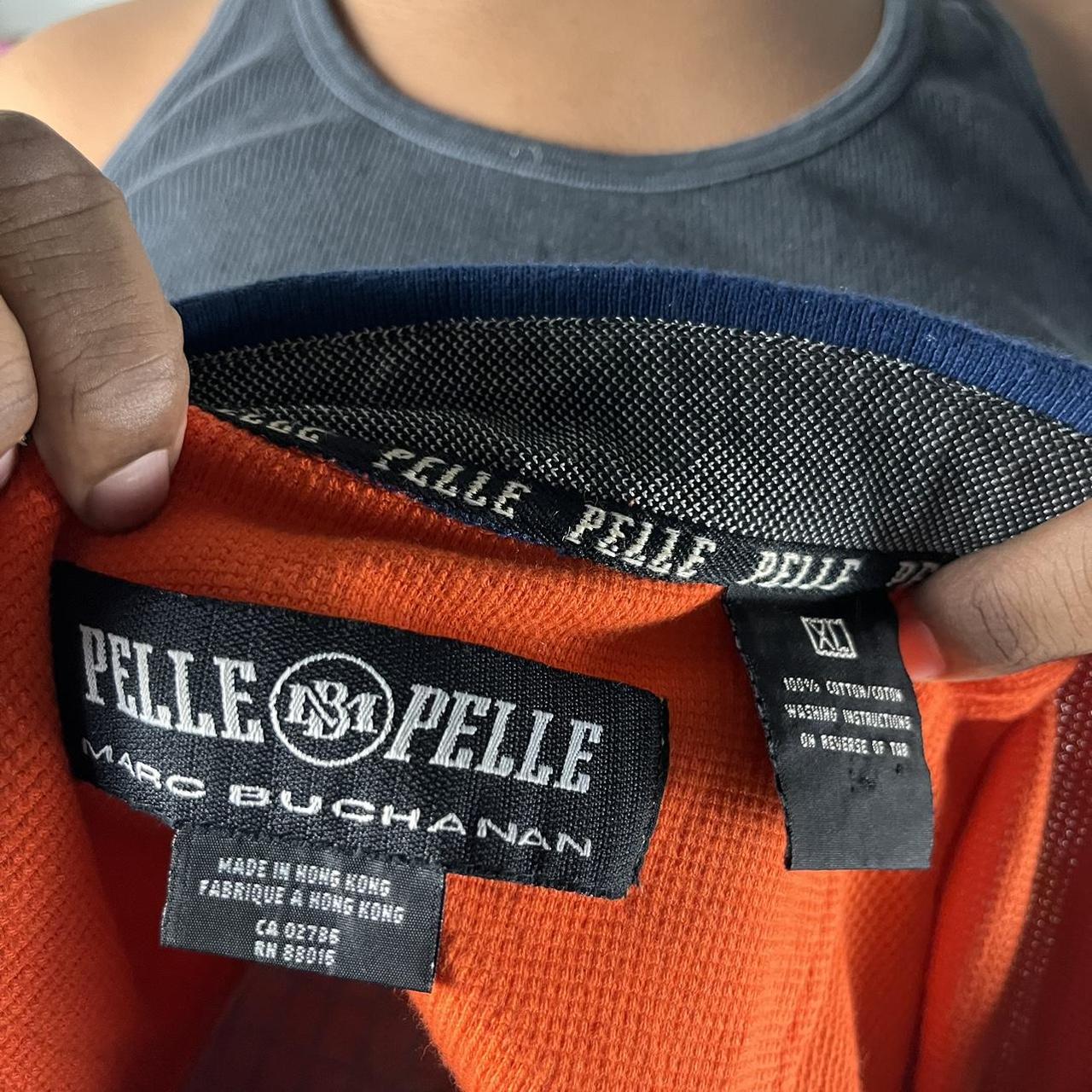 Pelle Pelle Men's Blue and Orange Polo-shirts (4)