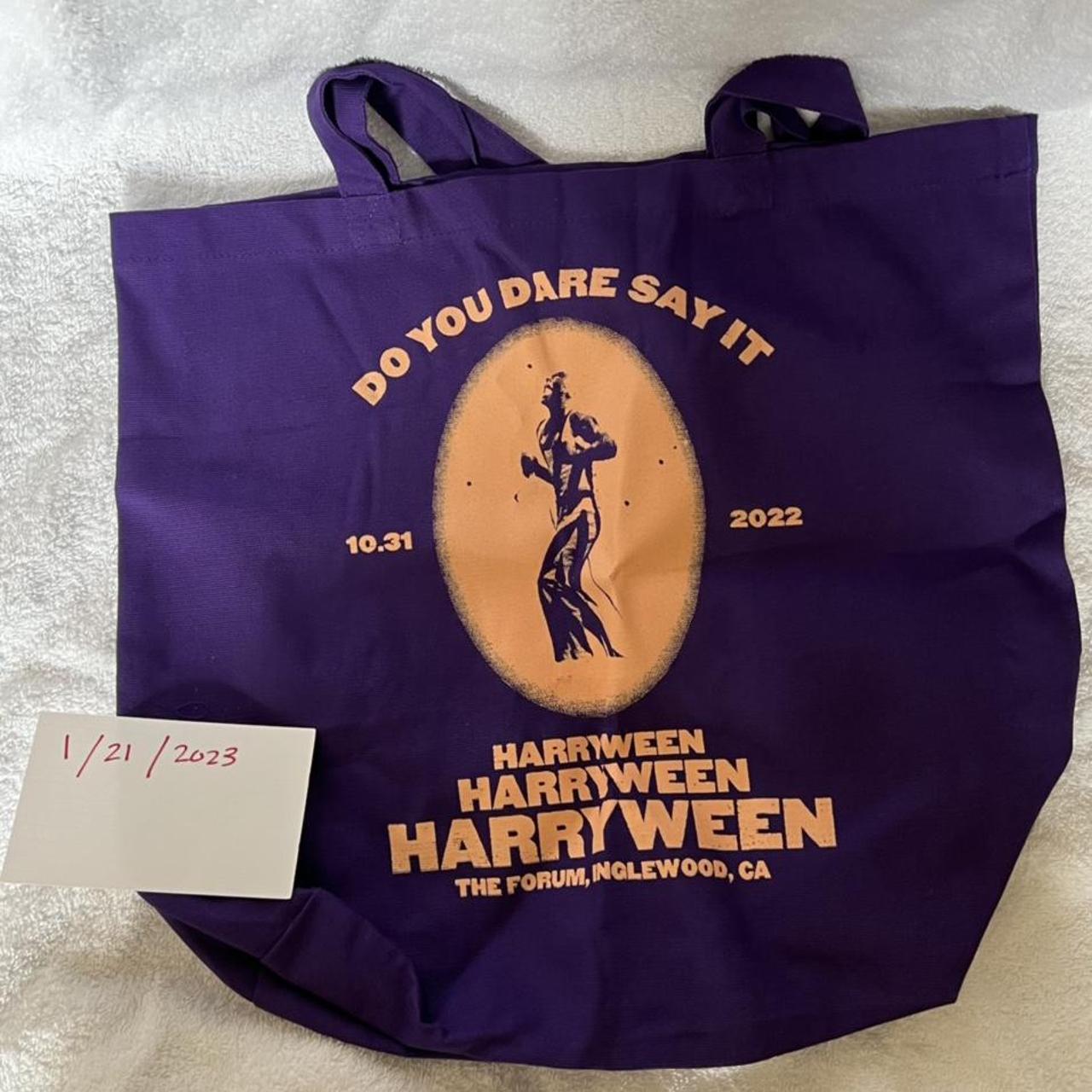 Harryween Limited Edition Purple Tote Bag - Harry Styles Love discount on Tour 2022