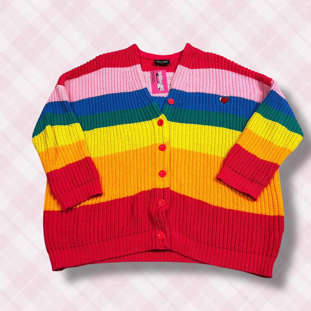 Lazy Oaf Women's Sweater - Multi - One size – ico… - image 3