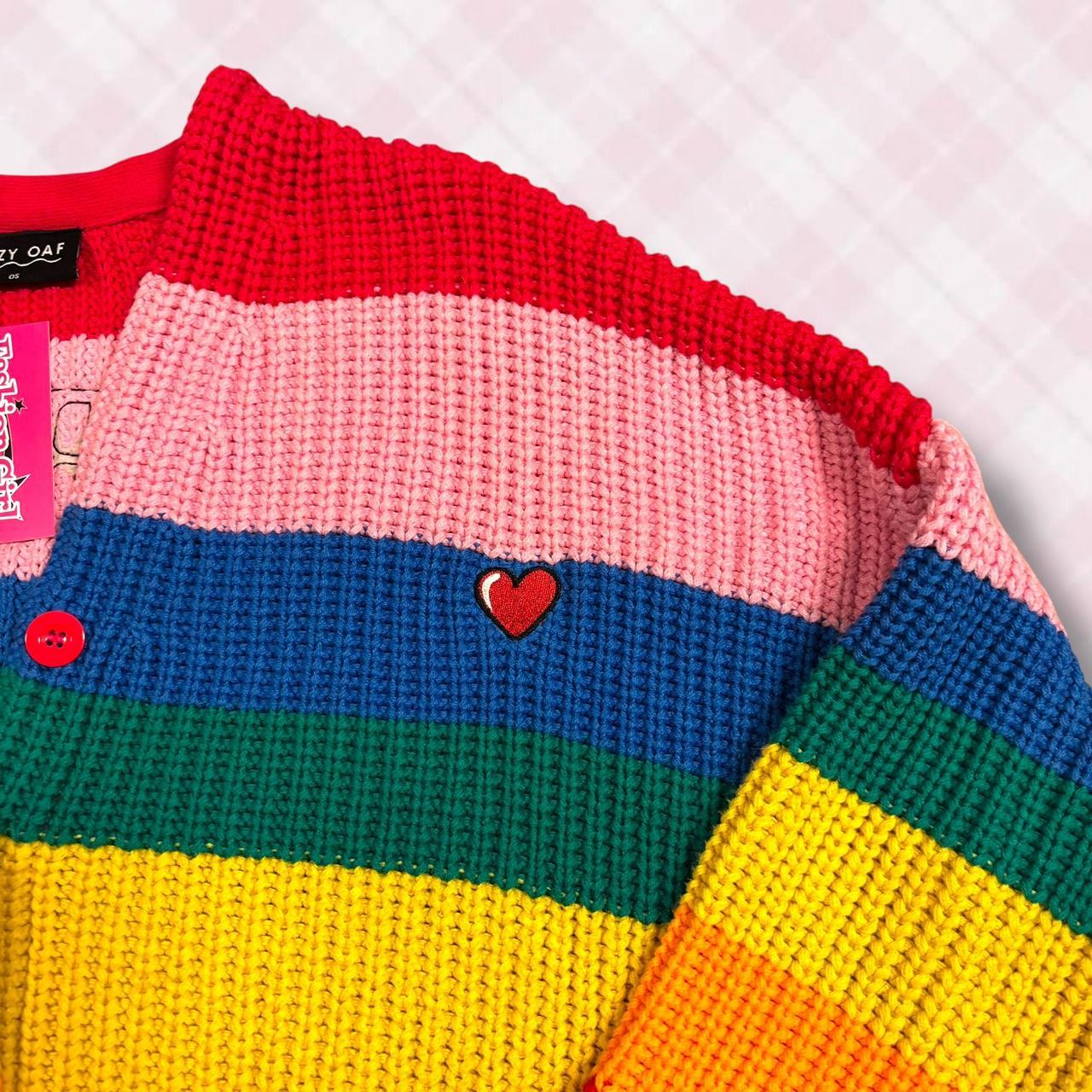 Lazy Oaf Women's Sweater - Multi - One size – ico… - image 4