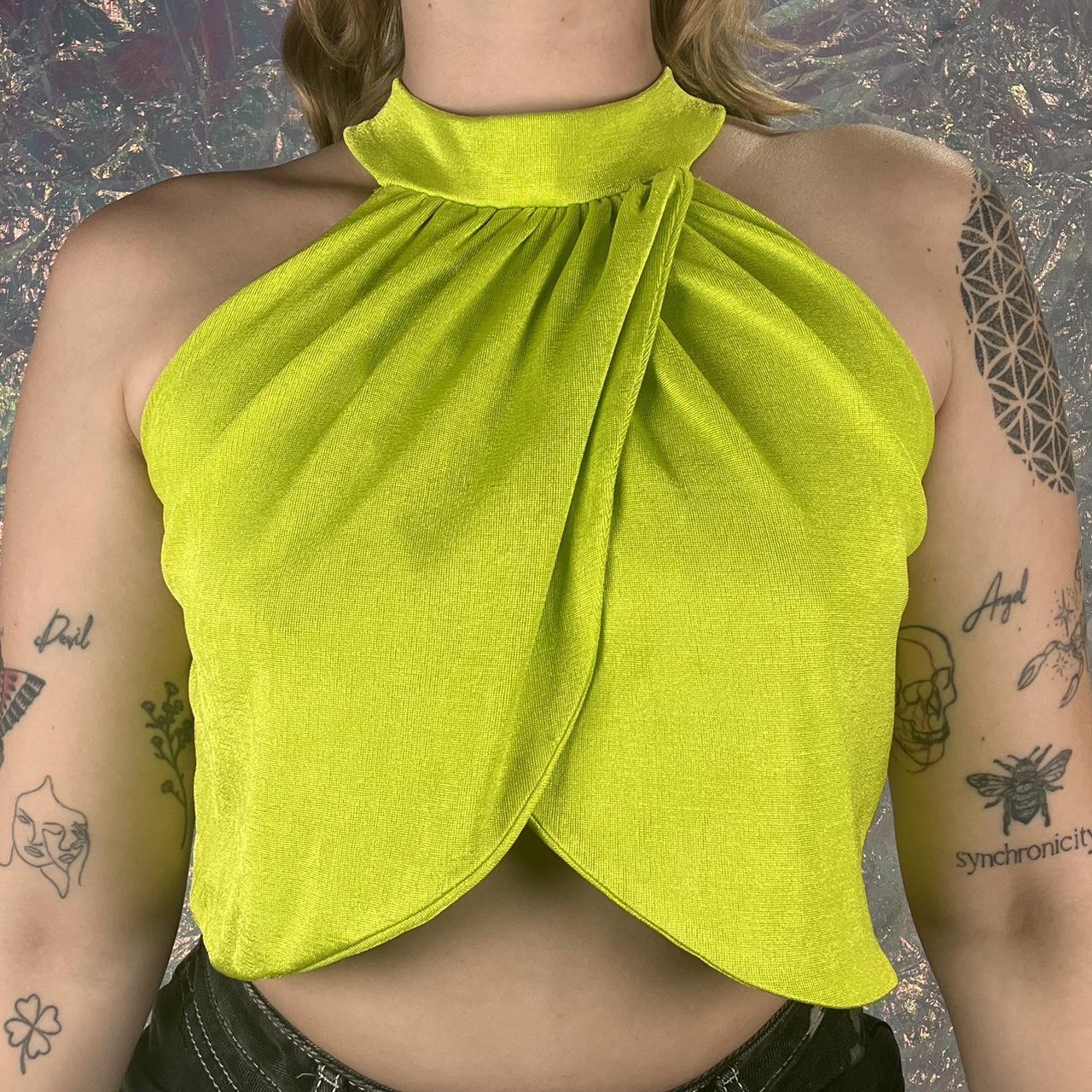 Women's Green Vest Depop