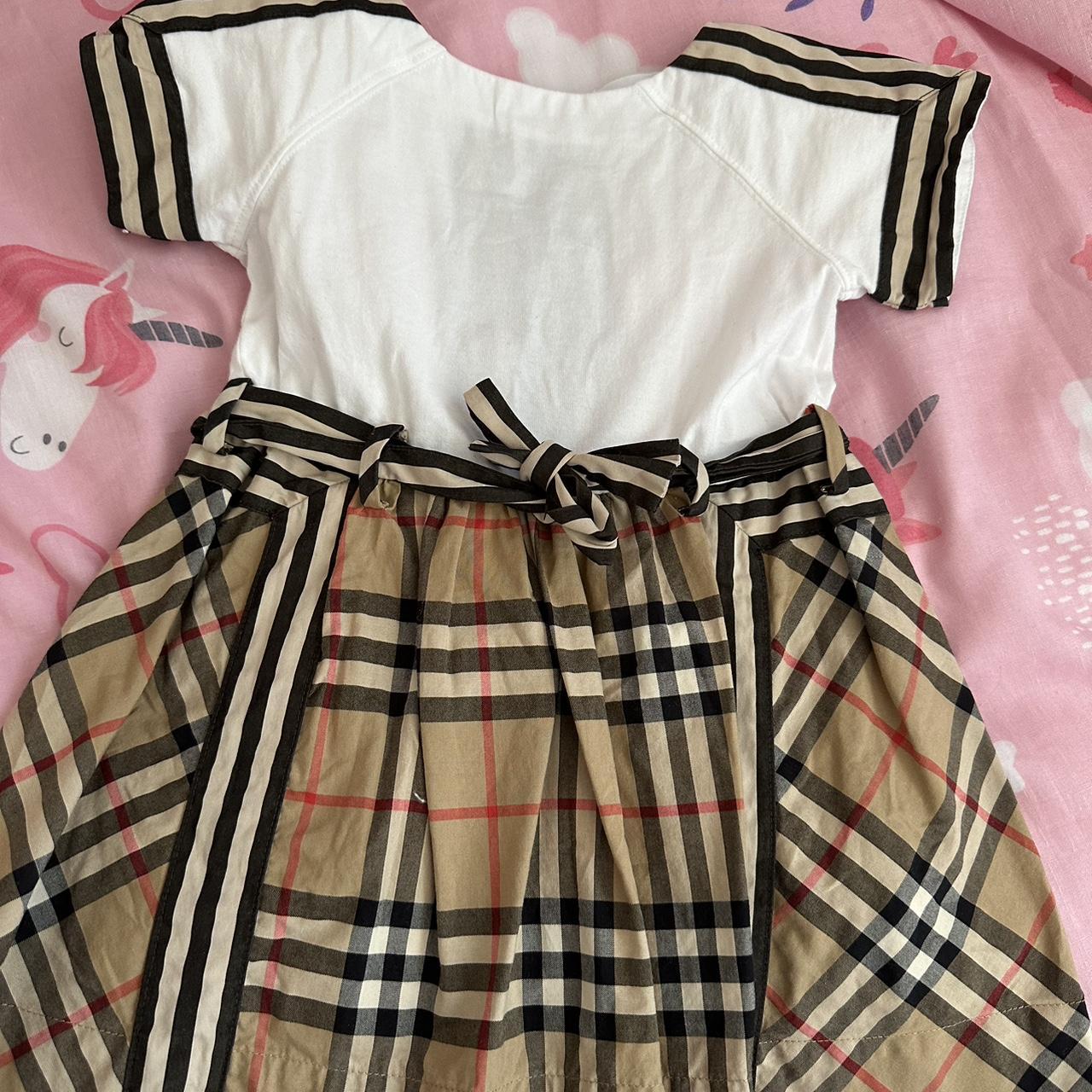 NEW Authentic BURBERRY Dress Pink Sz 4 outlet Years