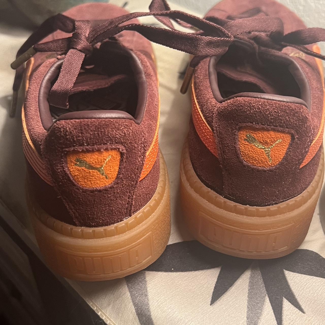 Puma burgundy and orange hotsell