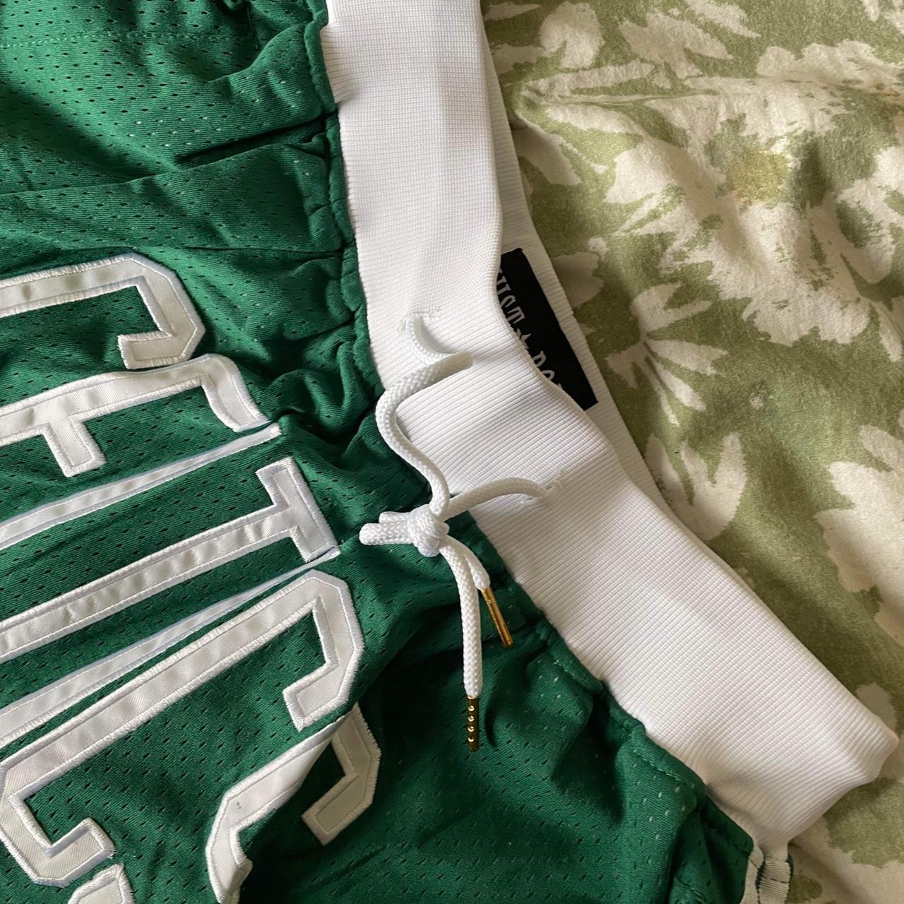 Celtics Just DON Basketball Shorts Size XL fit a... Depop
