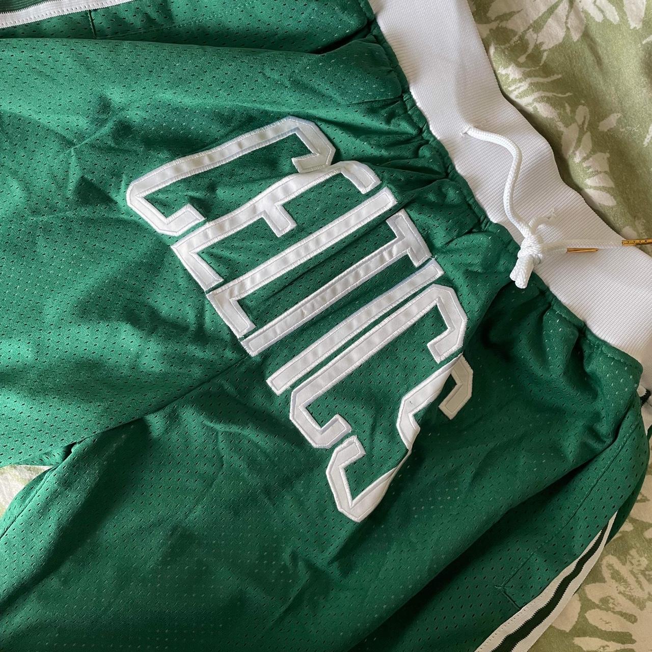 Celtics Just DON Basketball Shorts Size XL fit a... Depop