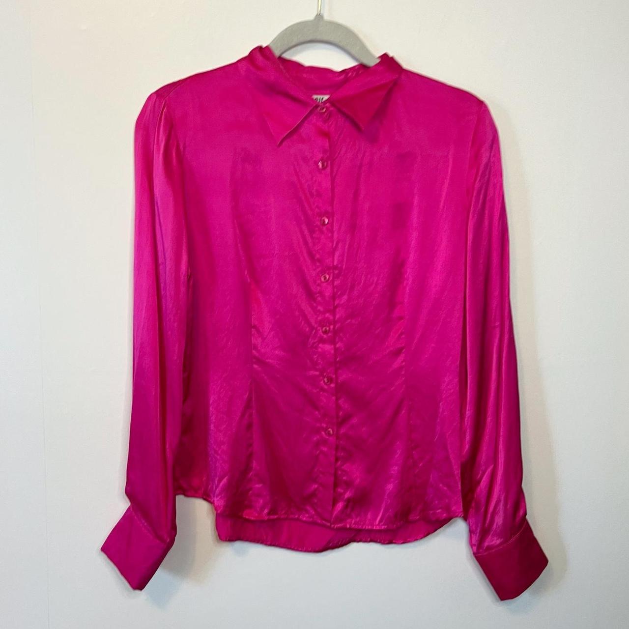 Robbie Bee Women's Pink Blouse | Depop