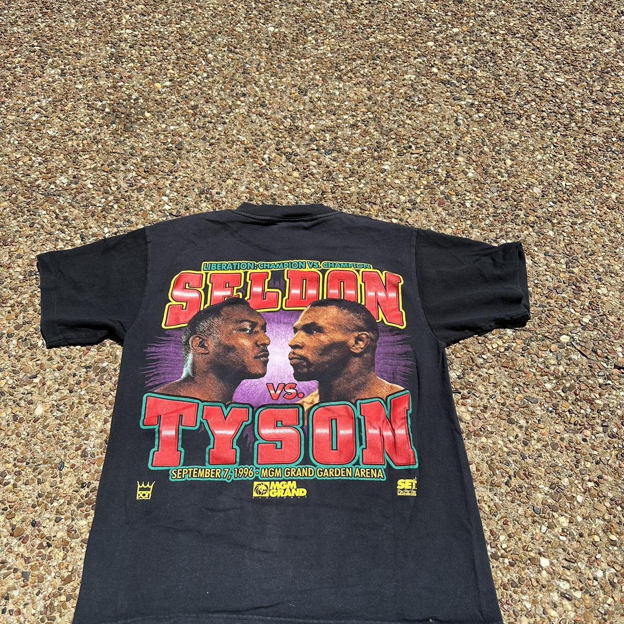 1996 Tyson store vs seldon boxing vintage shirt