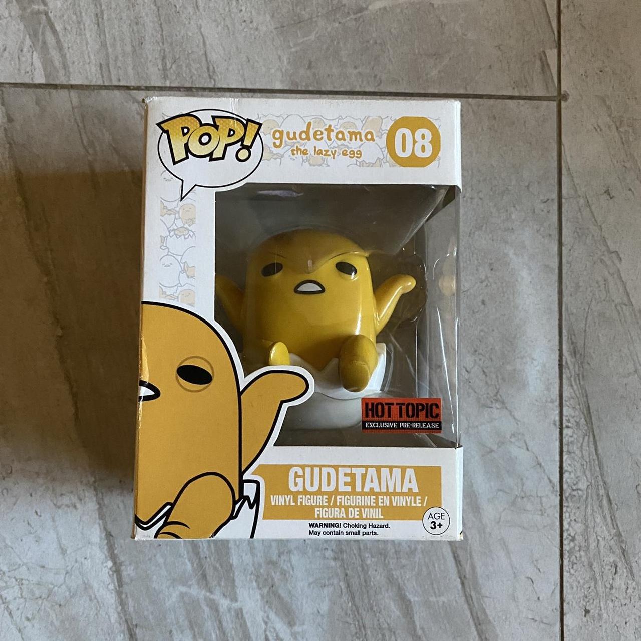 gudetama funko pop figure hot topic pre release has... - Depop