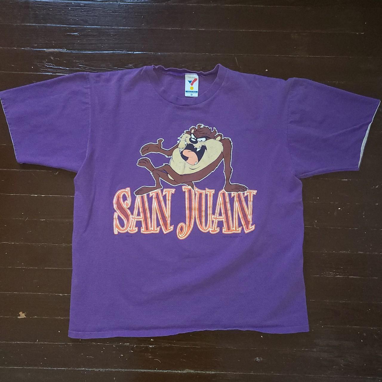 Looney Tunes Men S Purple T Shirt Depop