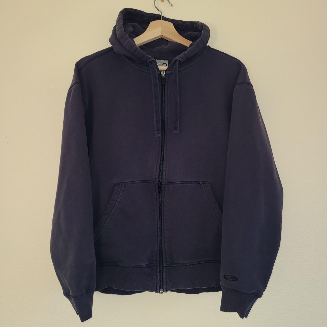 faded champion hoodie - dark navy blue - size medium... - Depop