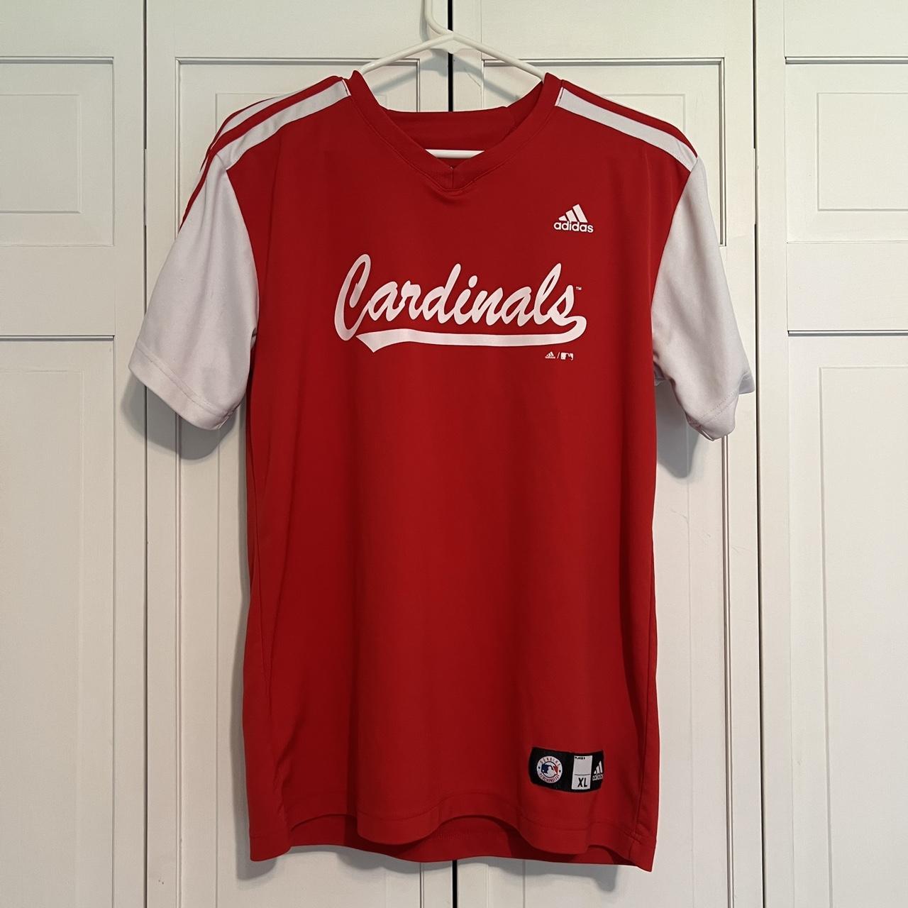 Red adidas St. Louis cardinals baseball jersey, Kids