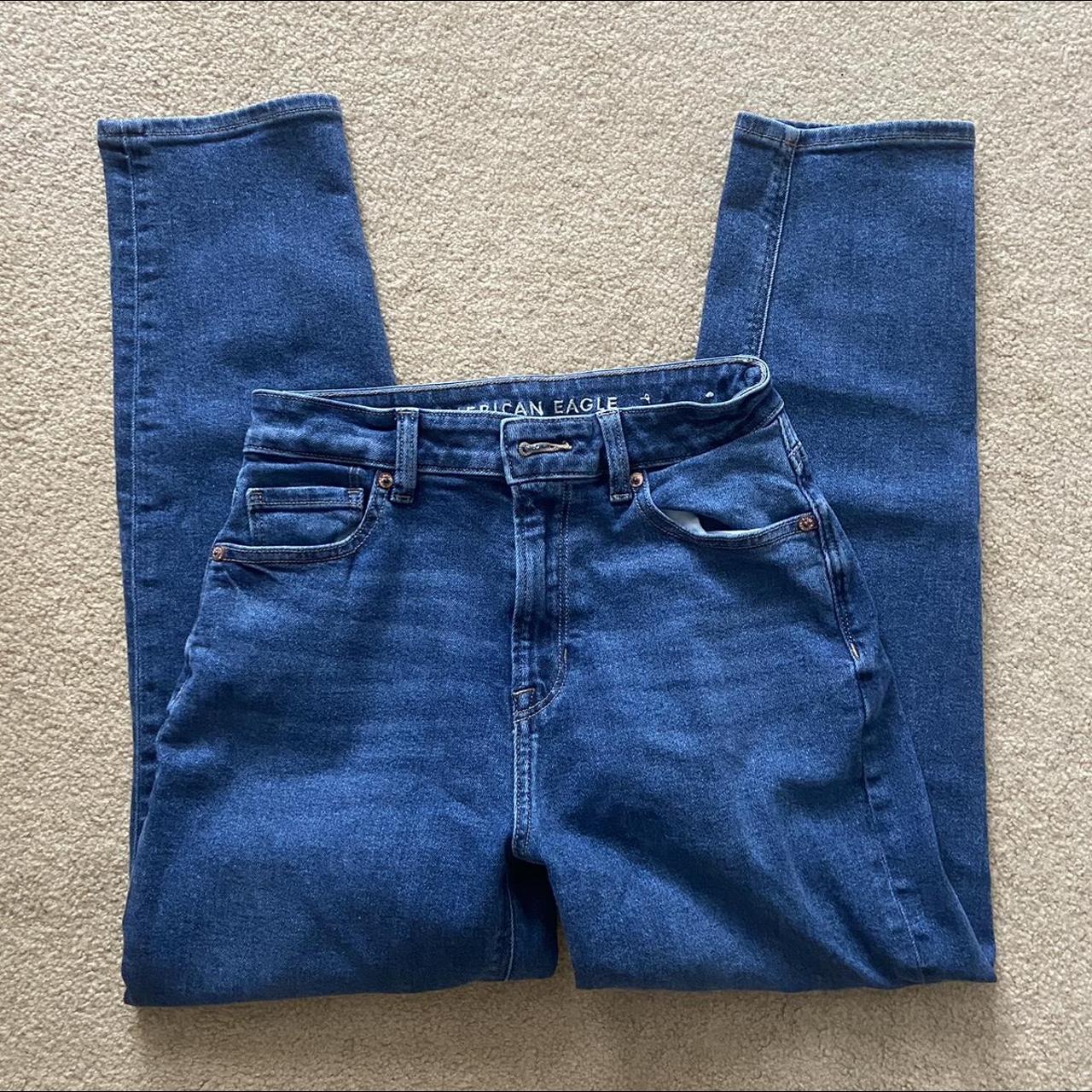 american eagle mom jeans perfect condition these are... Depop