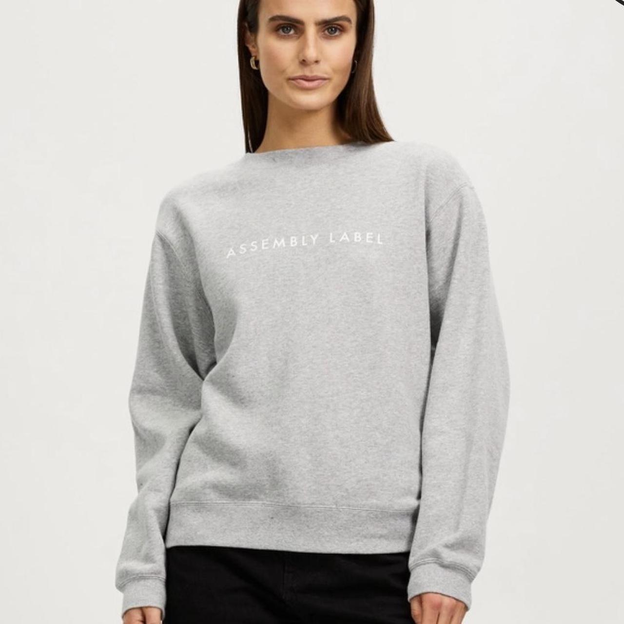 Assembly label white jumper best sale