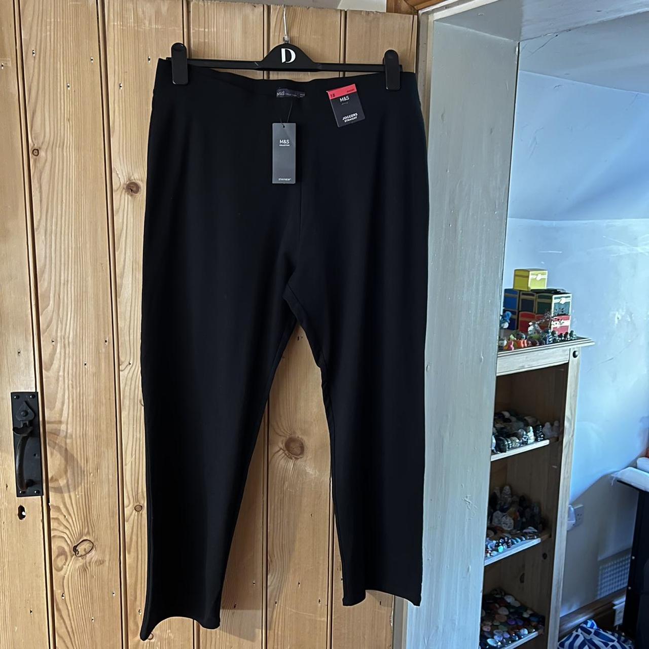 Marks & Spencer Women's Black Trousers | Depop